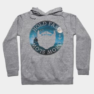 Hold Fast Grow Slow Pirate Beard Hoodie